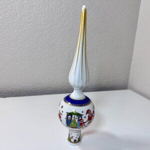 VTG Hutschenreuther Christbaum Spitze Christmas Tree Topper 1996 Collectible EUC